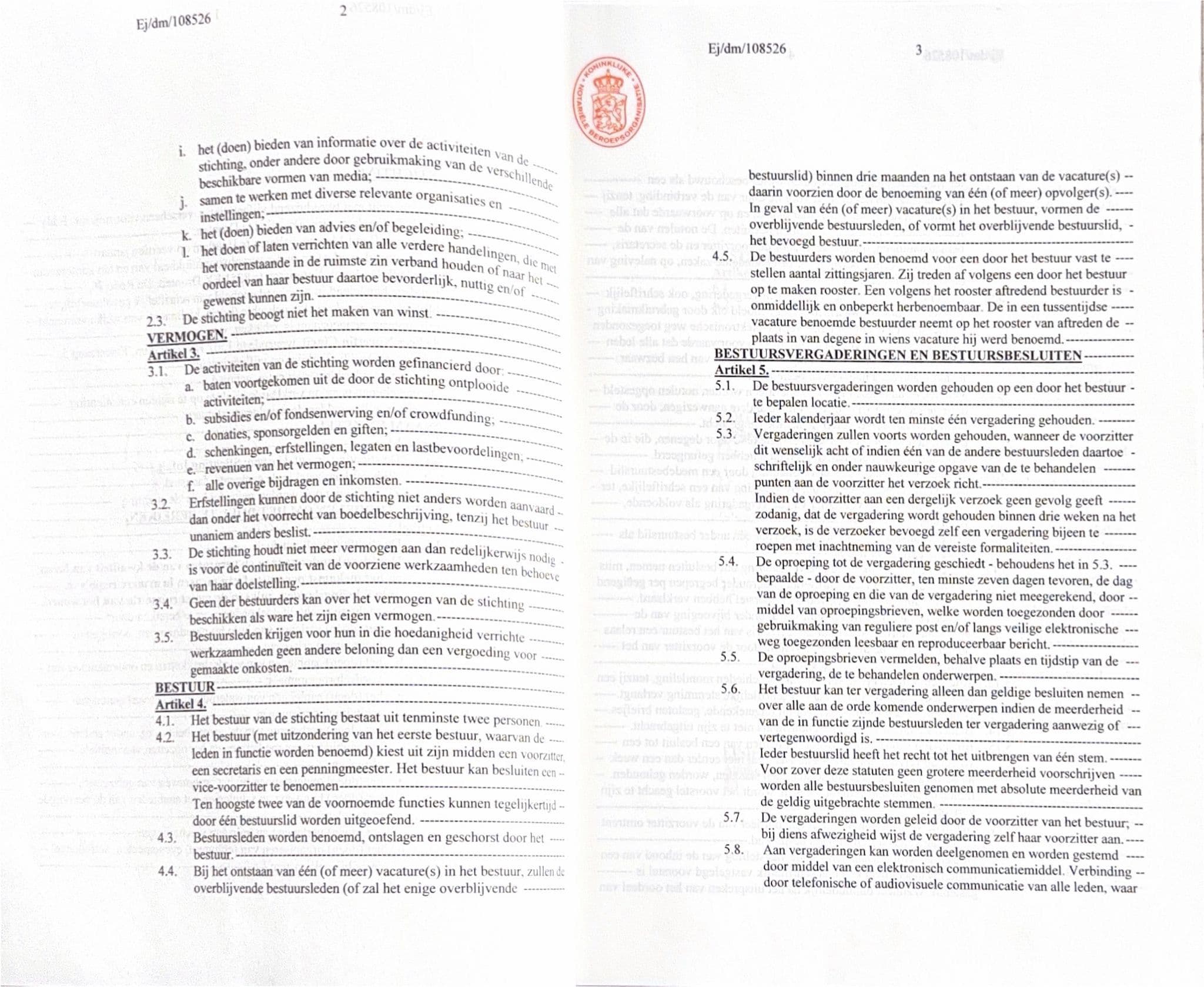 Stichting Infak deed page 3
