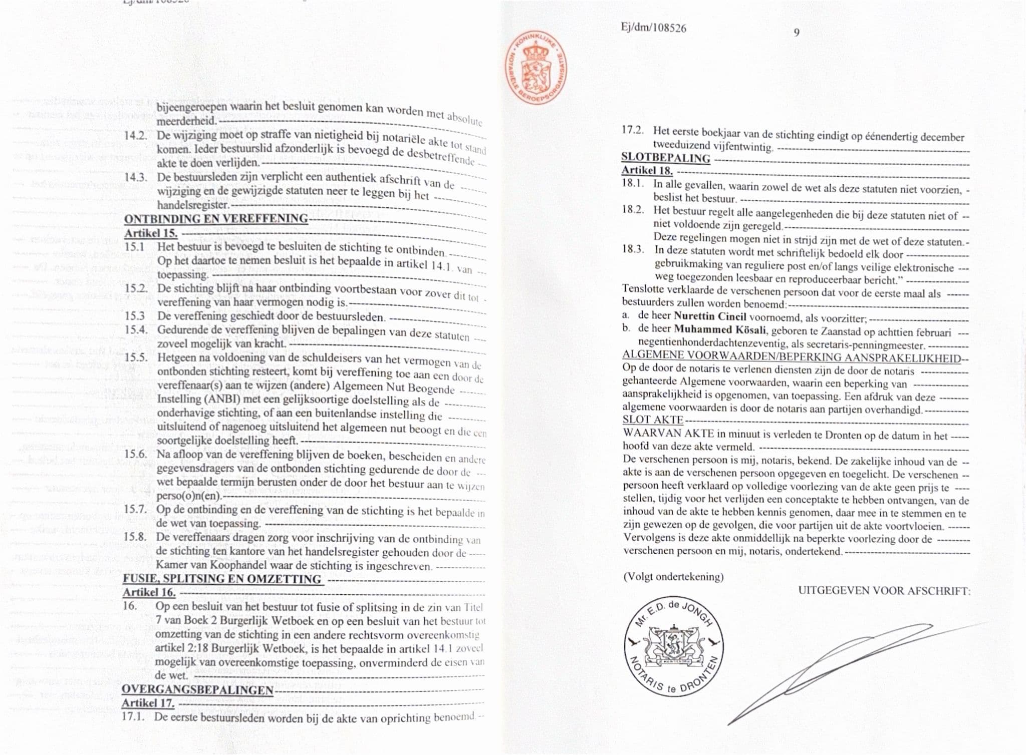 Stichting Infak deed page 9